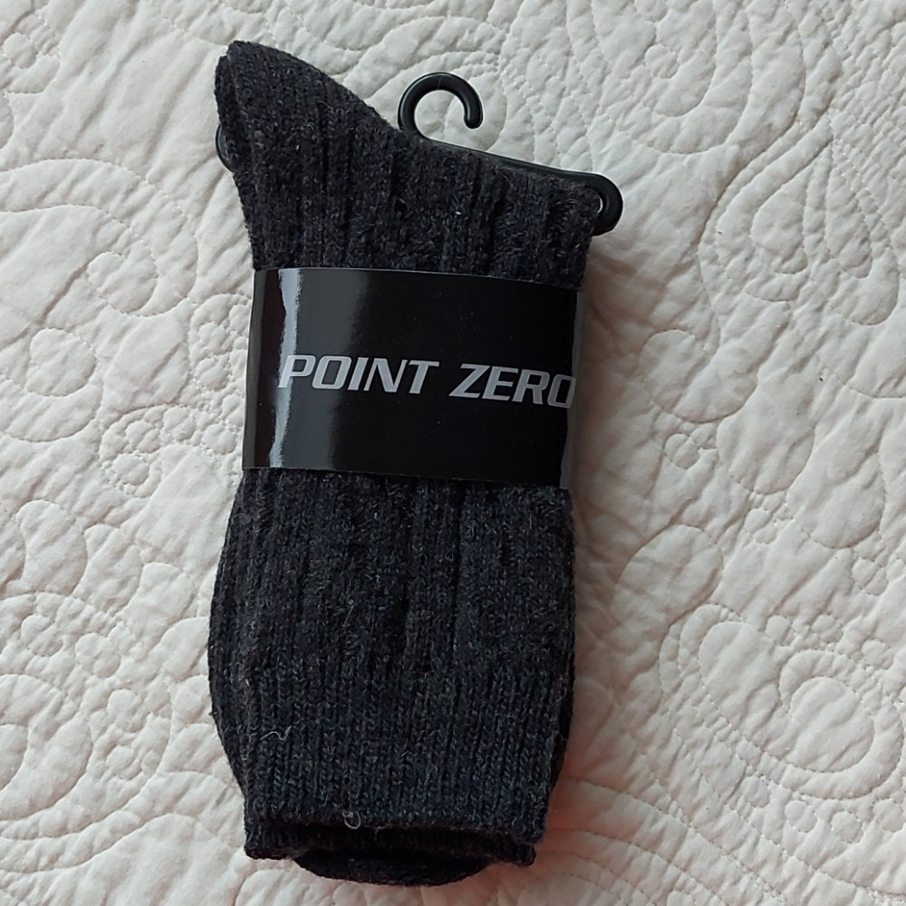 Point Zero grey cotton socks